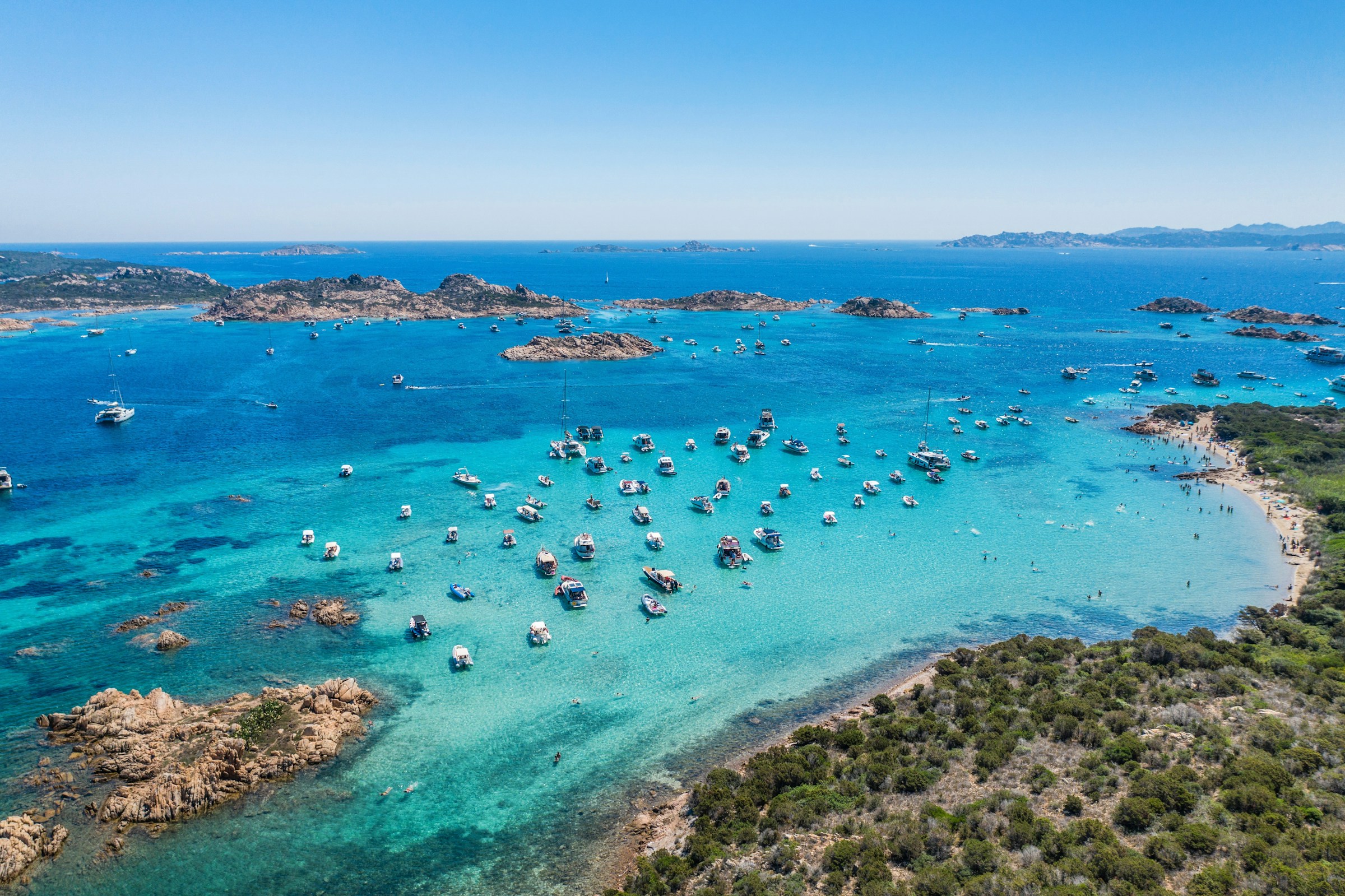 Baja Sardinia, Costa Smeralda, Sardinien