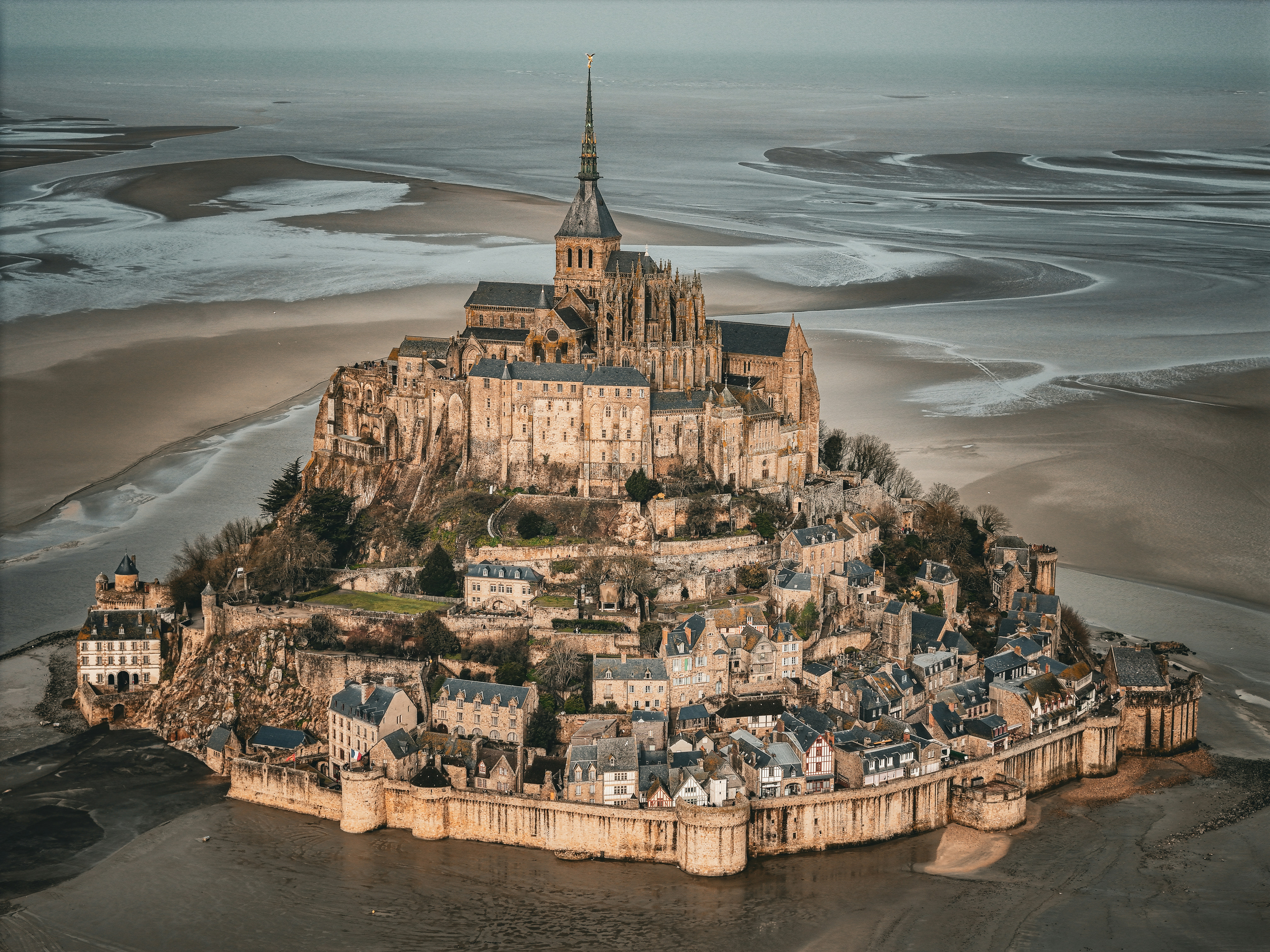 Mont St Michel Von Oben Unsplash Mont St Michel Von Oben Unsplash